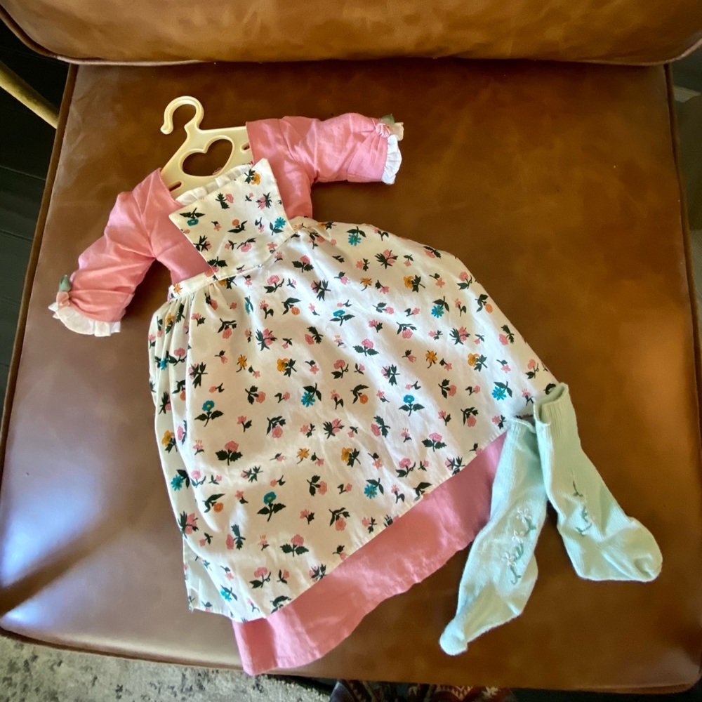 RETIRED American girl felicity’s spring gown